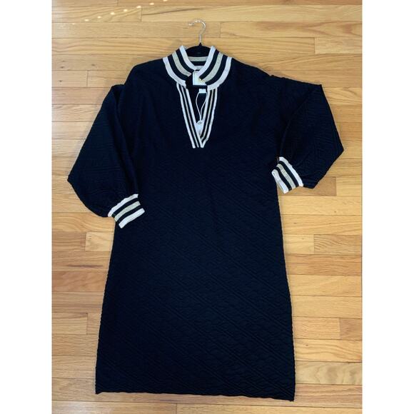 Emily McCarthy Lolli Sweater Dress-Black Novelty Knit NWT size medium - Picture 2 of 6